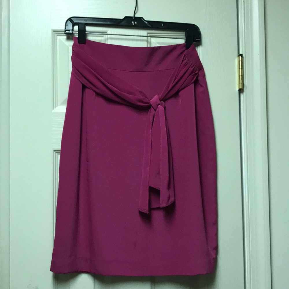 Magenta skirt